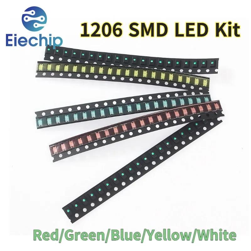 1206 SMD LED ŰƮ, ſ  LED  Ʈ, Smd LED, DIY  ŰƮ, Ѵ 100 